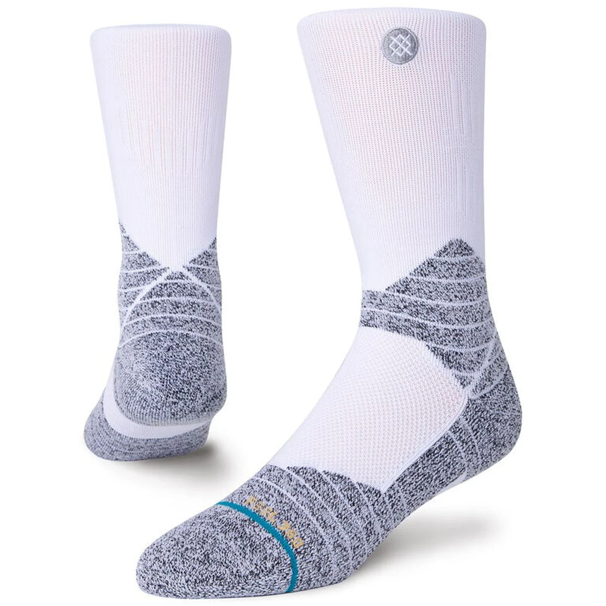 Stance Icon Sport Crew Socks - White