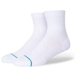 Stance Icon Quarter 3 Pack Socks - White
