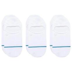 Stance Icon No Show 3 Pack Socks - White