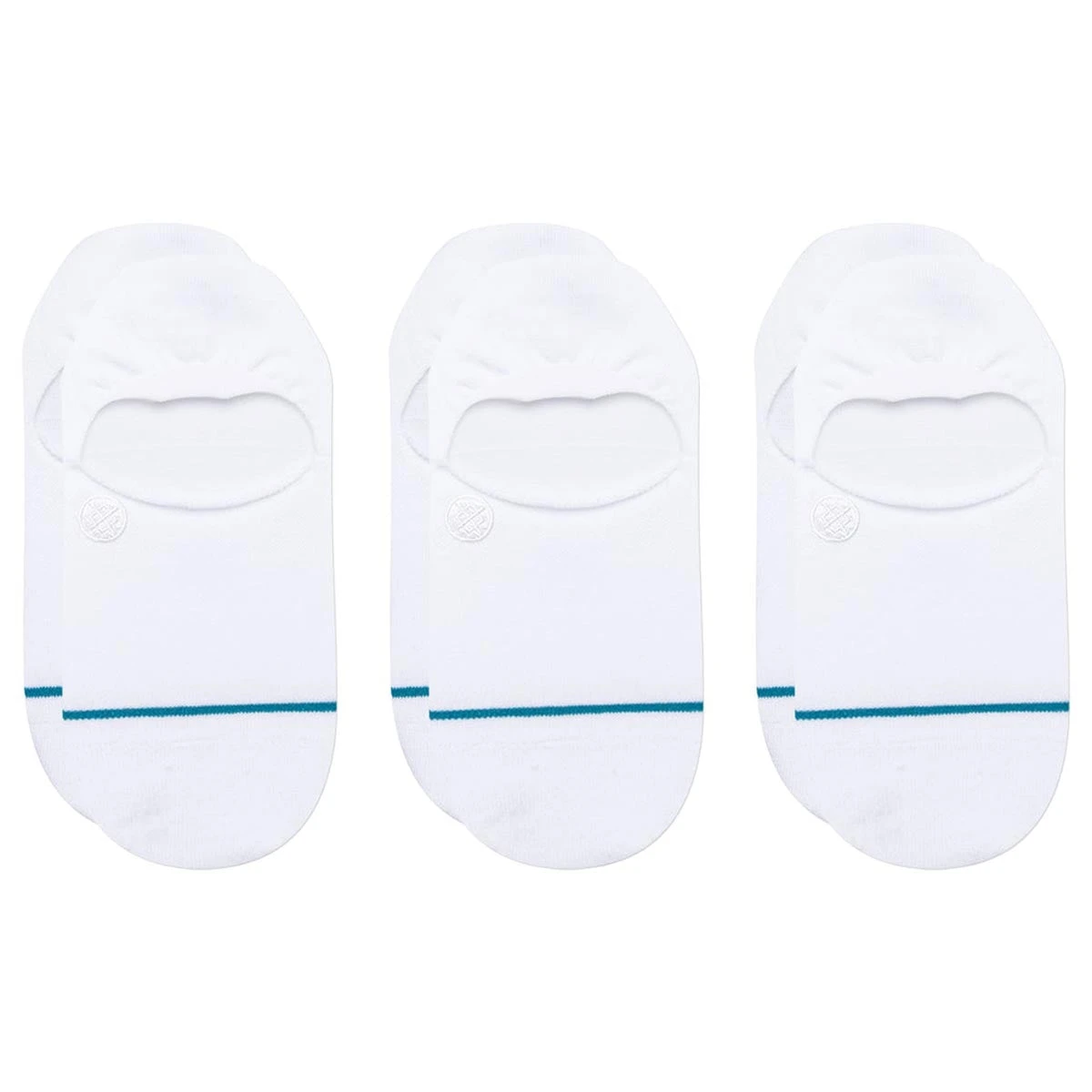 Stance Icon No Show 3 Pack Socks - White
