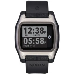 Nixon High Tide Watch - Silver/Black