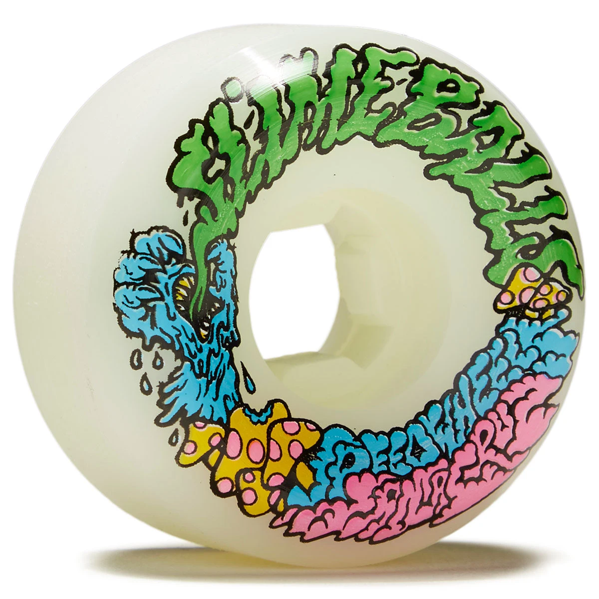 Slime Balls Vomit Mini 97a Skateboard Wheels - White - 53mm