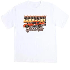 Bronson Speed Co. Racing Raw T-Shirt - White