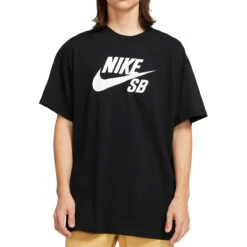 Nike SB Logo T-Shirt - Black/White