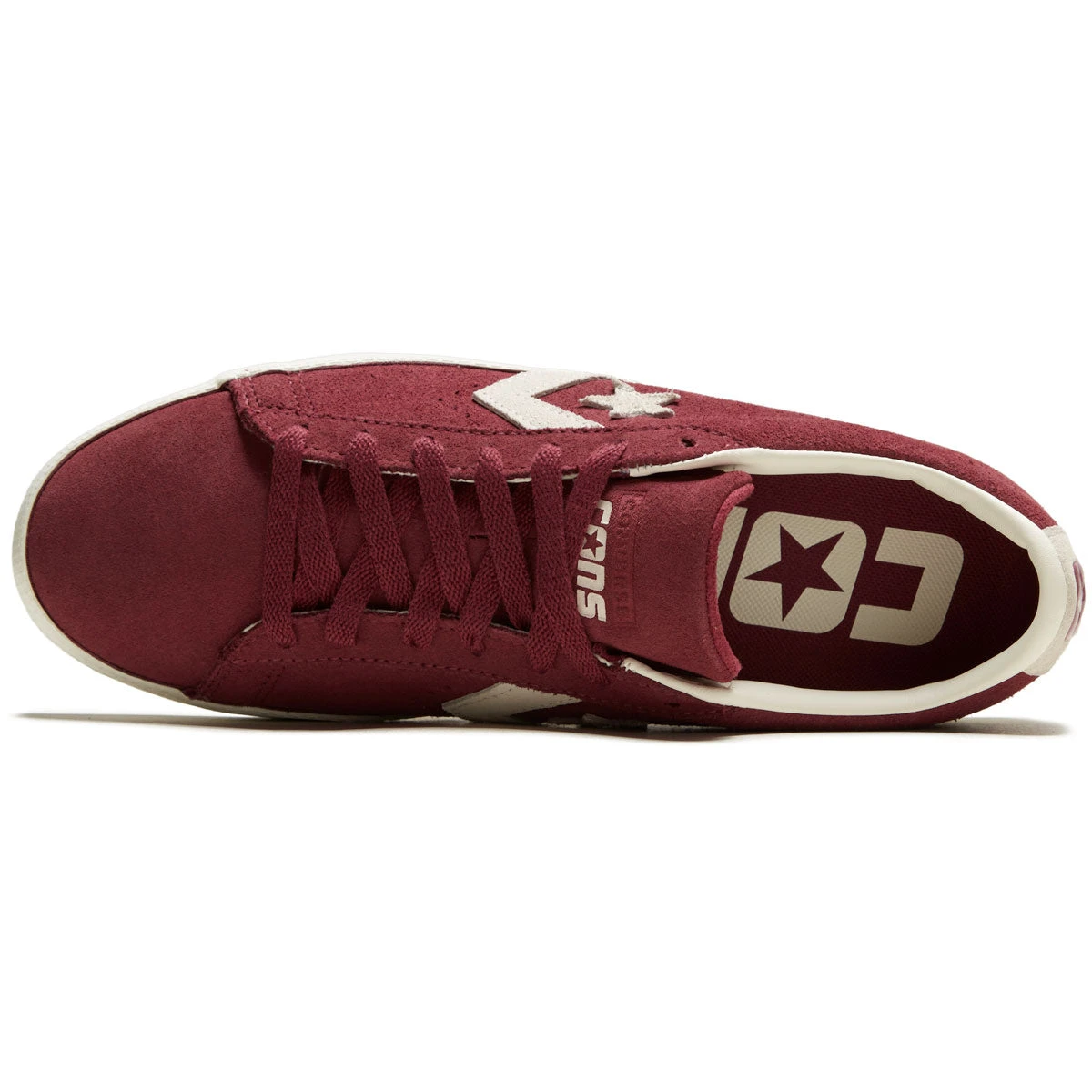 Converse Pl Vulc Pro Suede Shoes - Cherry Vision/Egret - Image 3