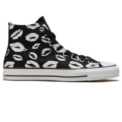 Converse Chuck Taylor All Star Pro Lips Hi Shoes - Black/White/Red