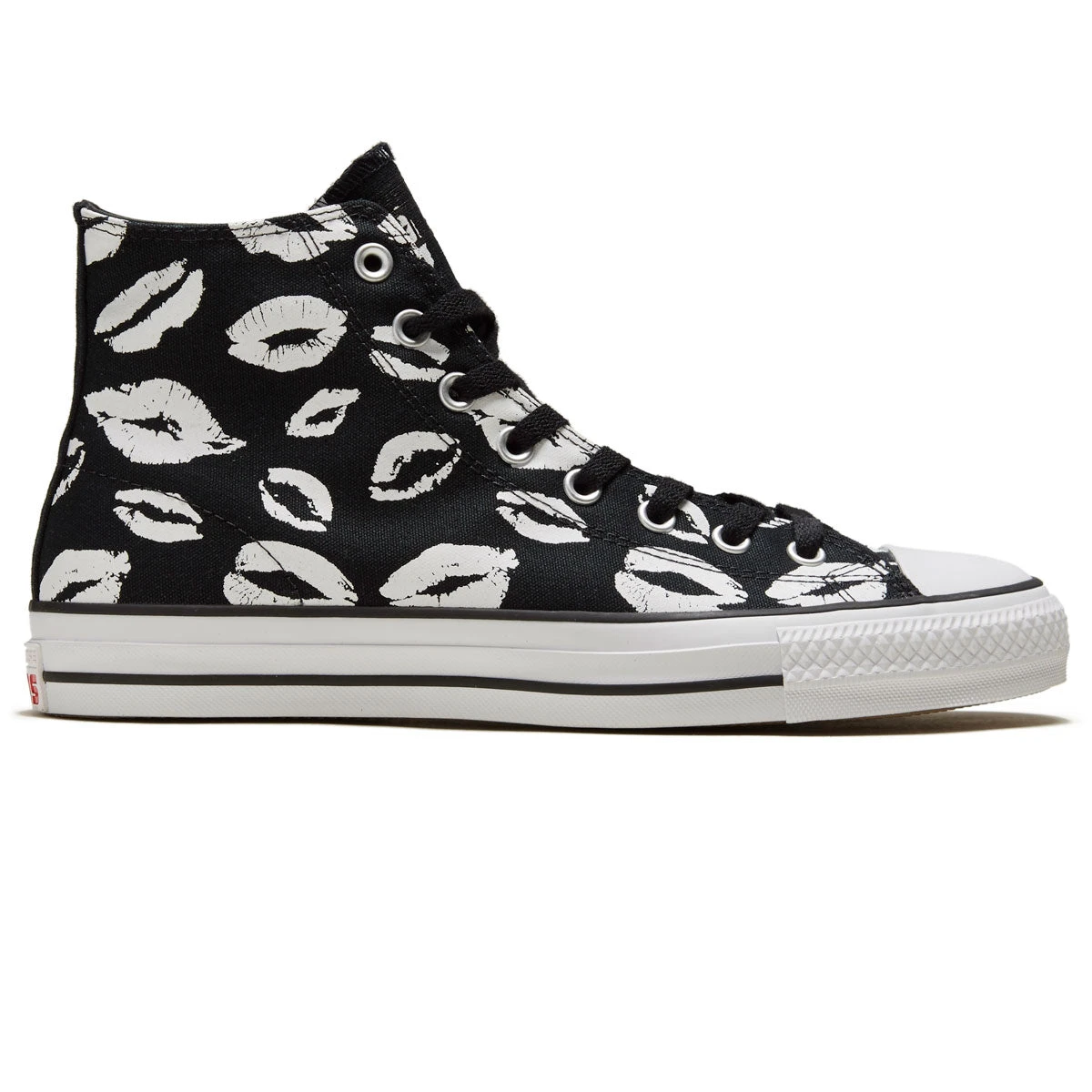 Converse Chuck Taylor All Star Pro Lips Hi Shoes - Black/White/Red