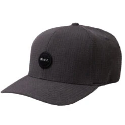 RVCA Shane Flexfit Hat - Charcoal