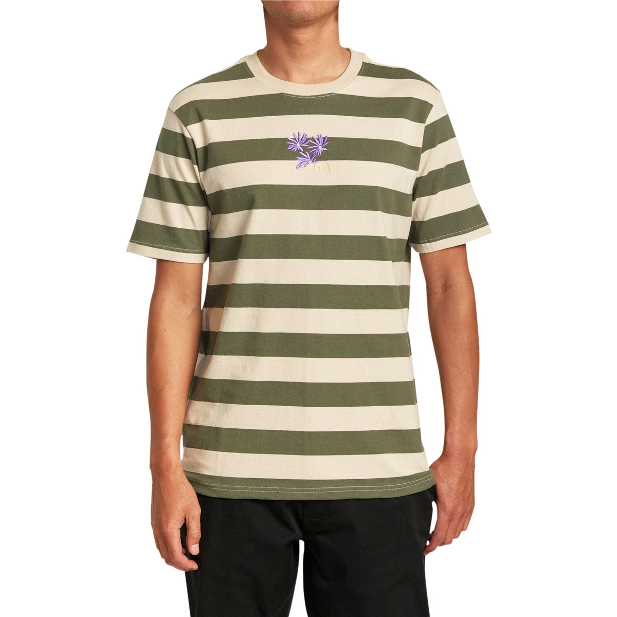RVCA Corso Stripe Shirt - Aloe