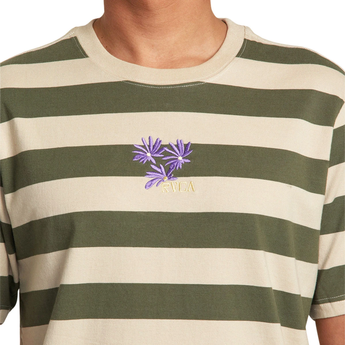 RVCA Corso Stripe Shirt - Aloe - Image 2