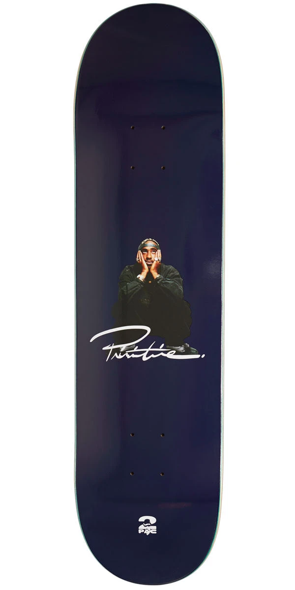 Primitive X Tupac Shakur Skateboard Deck - Navy - 8.00"