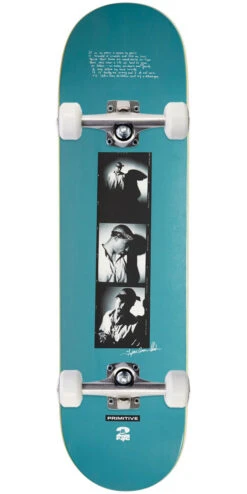 Primitive X Tupac Shadows Skateboard Complete - Teal - 8.125"