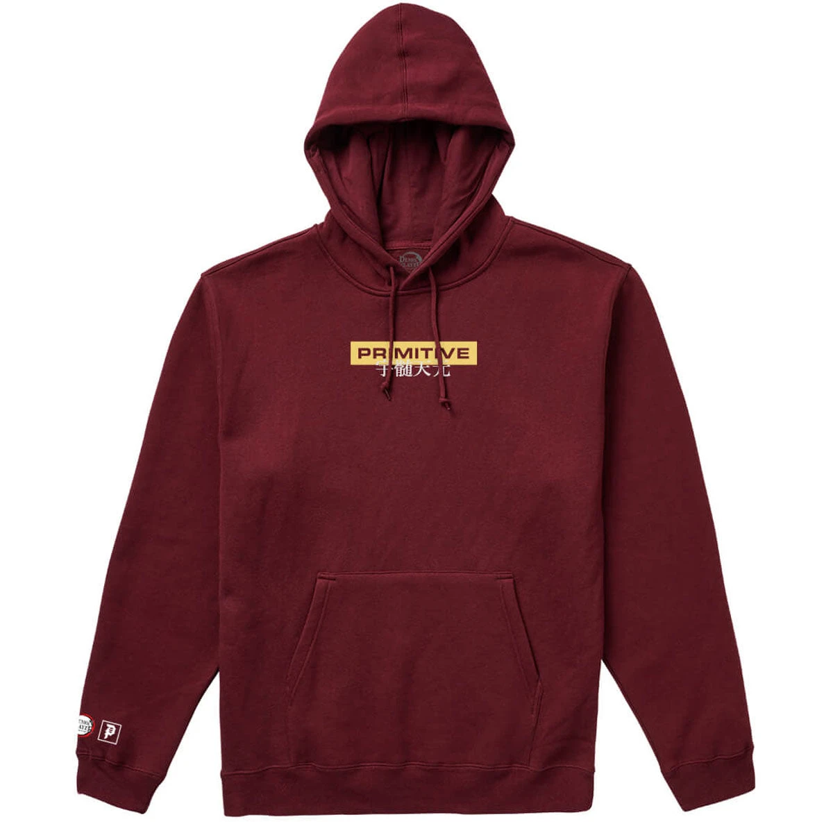 Primitive X Demon Slayer Tengen Hoodie - Burgundy - Image 2