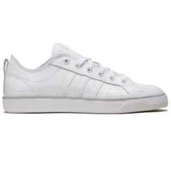 Adidas Nizza Low ADV Shoes - White/White/Grey