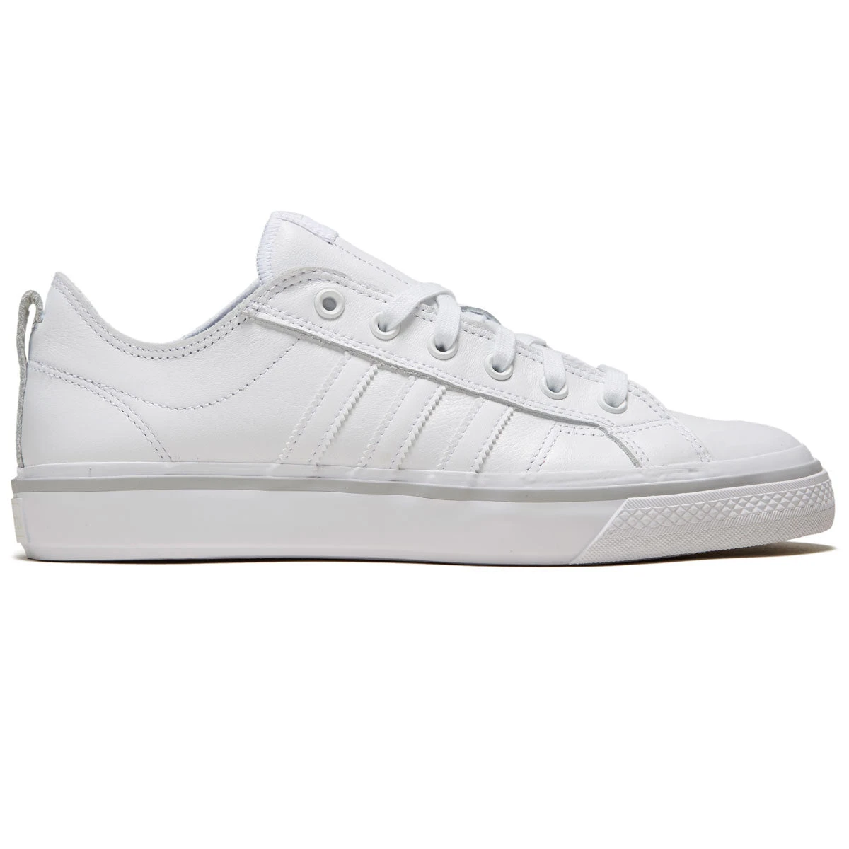Adidas Nizza Low ADV Shoes - White/White/Grey