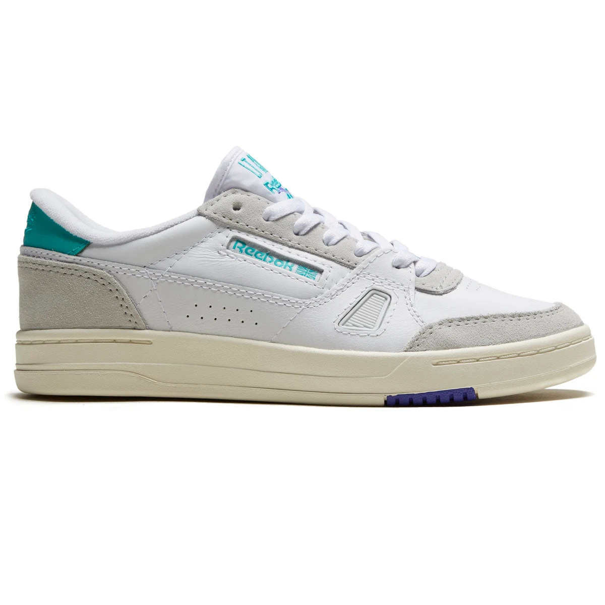 Reebok LT Court Shoes - White/Chalk/Classic Teal