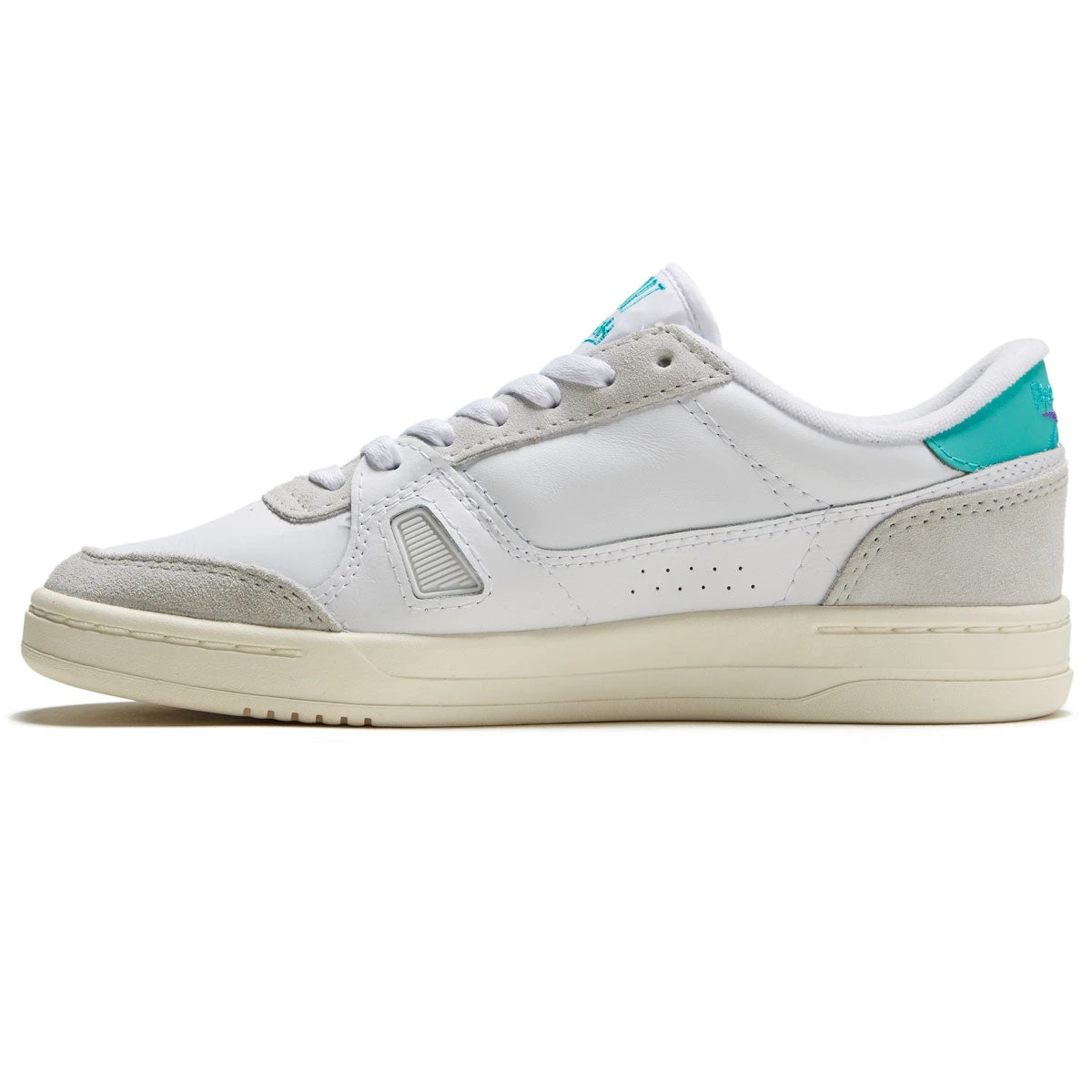 Reebok LT Court Shoes - White/Chalk/Classic Teal - Image 2