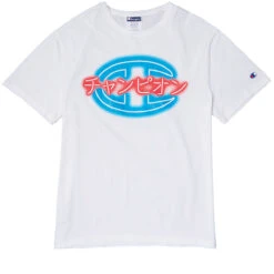 Champion Lightweight T-Shirt - White/Blue