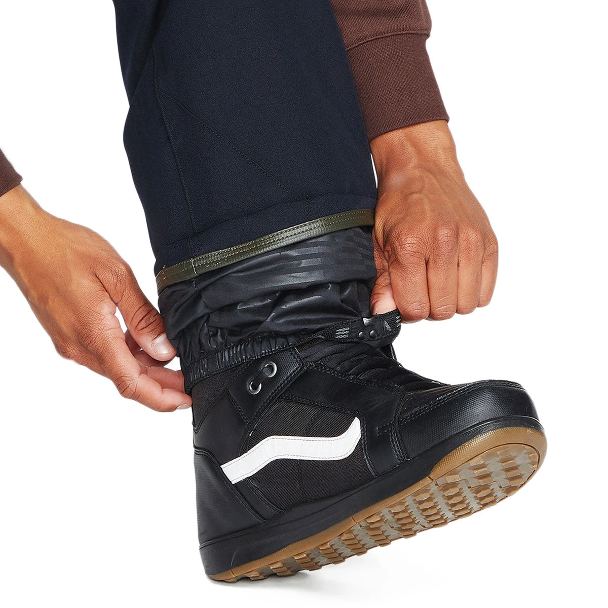 Volcom Roan Bib Over All Snowboard Pants - Black - Image 4