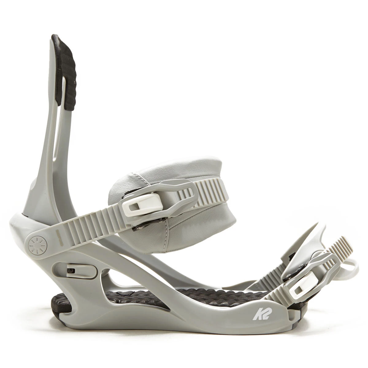 K2 Womens Bedford 2024 Snowboard Bindings - Grey - Image 3