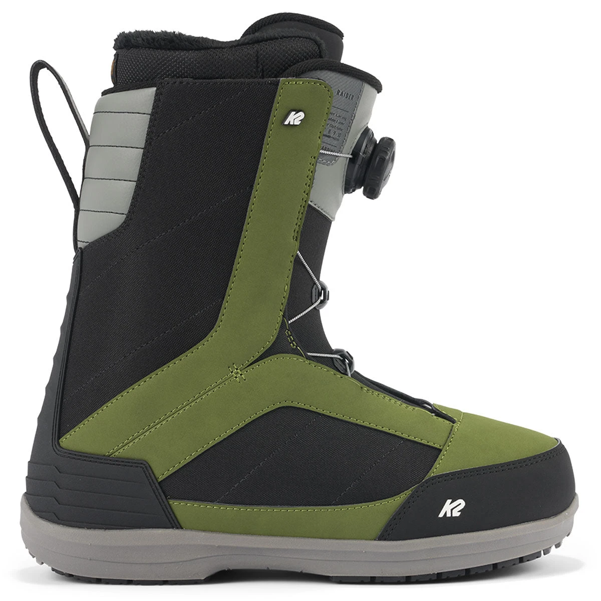 K2 Raider 2024 Snowboard Boots - Moss - Image 2