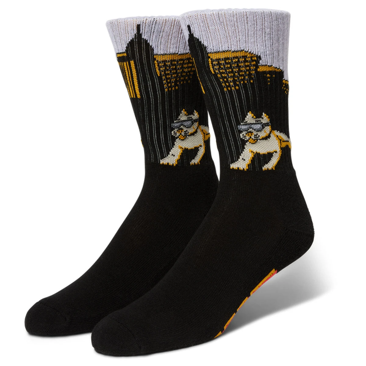 HUF Blazin Jams Crew Socks - Black