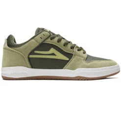 Lakai Telford Low Shoes - Green/Green Suede