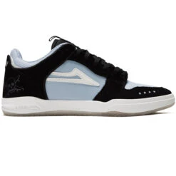 Lakai Telford Low Shoes - Light Blue/Black Suede