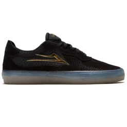 Lakai Essex Shoes - Black/Gold Suede
