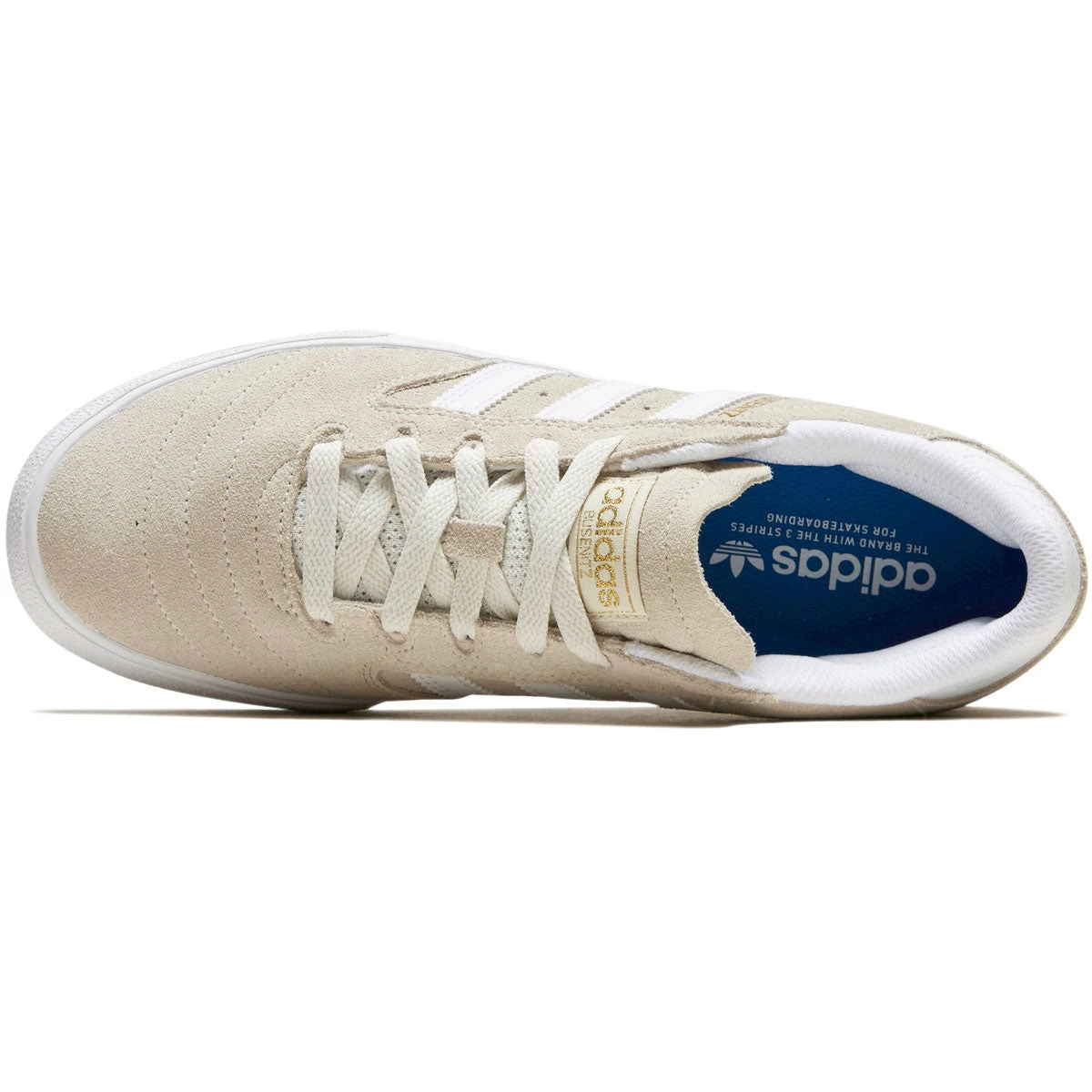 Adidas Busenitz Vulc II Shoes - Crystal White/White/Gold Metallic - Image 4
