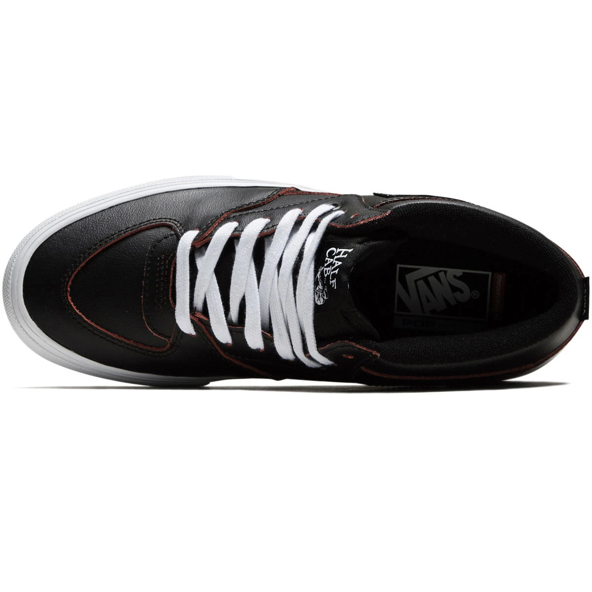 Vans Skate Half Cab Shoes - Black/Orange - Image 3