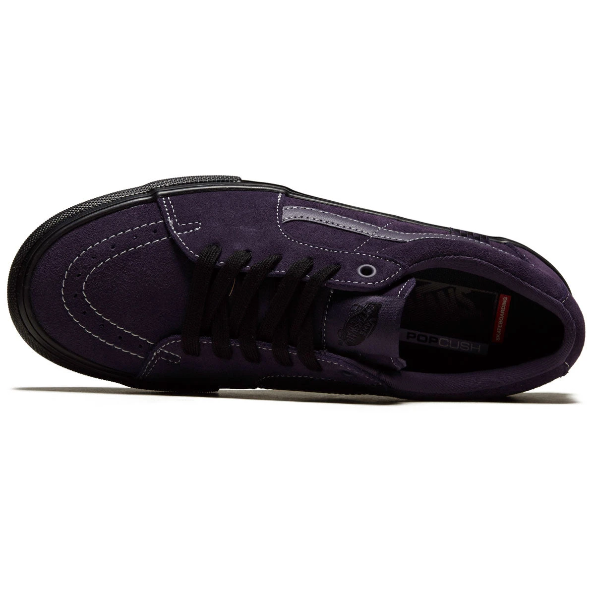 Vans Skate Sk8-low Shoes - Dark Purple/Black - Image 3