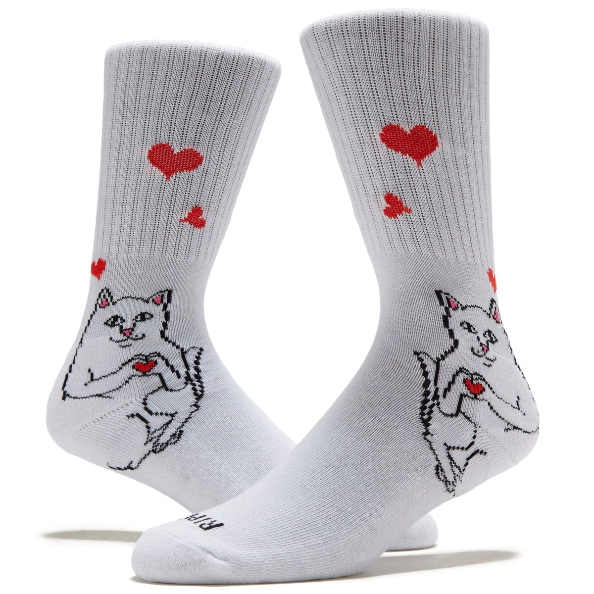 RIPNDIP Nermal Loves Socks - White - Image 2
