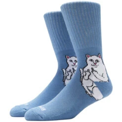 RIPNDIP Lord Nermal Socks - Light Slate