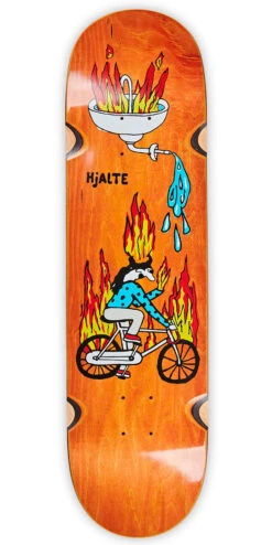 Polar Hjalte Halberg Fire Ride Wheel Well Skateboard Deck - 8.25"