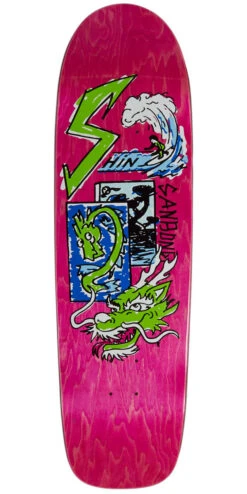 Polar Shin Sanbongi Bonzai Ride 2.0 On A Surf Jr Skateboard Deck - 8.75"