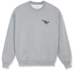 Polar Ornament Logo Crewneck Sweatshirt - Heather Grey