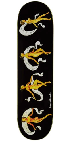 Polar Roman Gonzalez Family Archive Skateboard Deck - Black - 8.25"