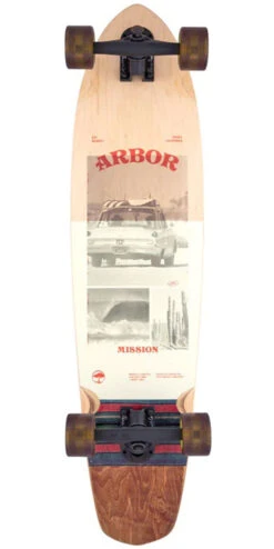 Arbor Performance Photo Mission 35" Prebuilt Longboard Complete