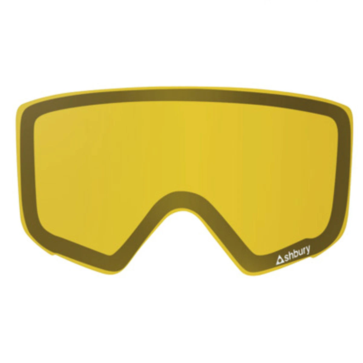 Ashbury Arrow Black Triangle Snowboard Goggles - Silver Mirror/Yellow Spare - Image 3