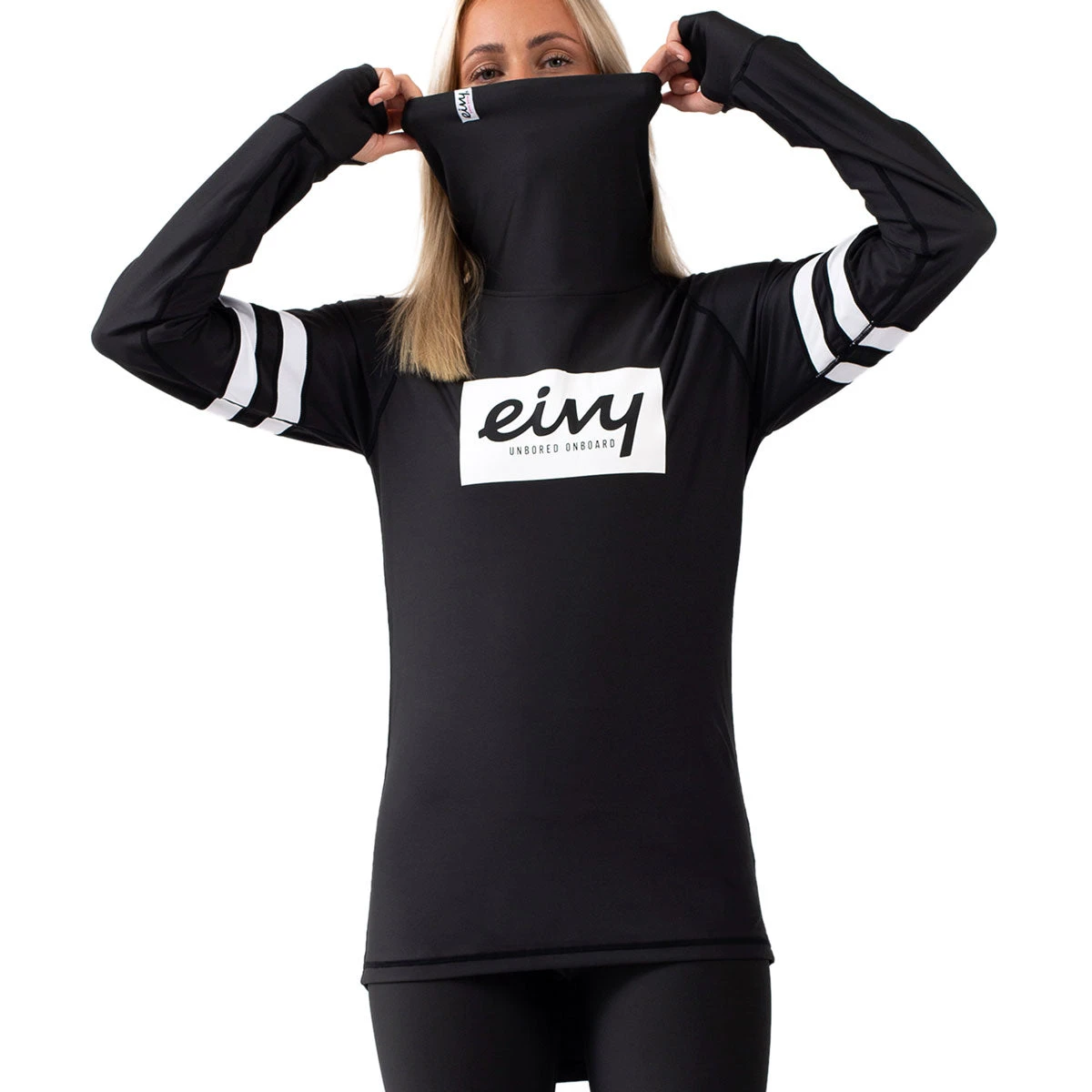 Eivy Icecold Top Snowboard Base Layer - Team Black - Image 3