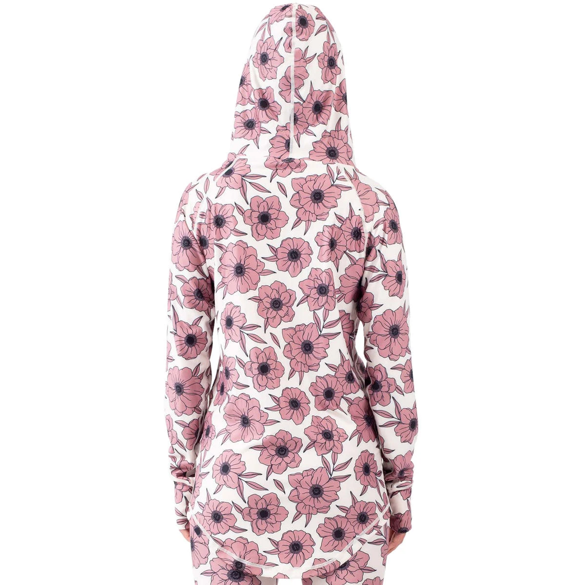 Eivy Icecold Hood Top Snowboard Base Layer - Wall Flowers - Image 2