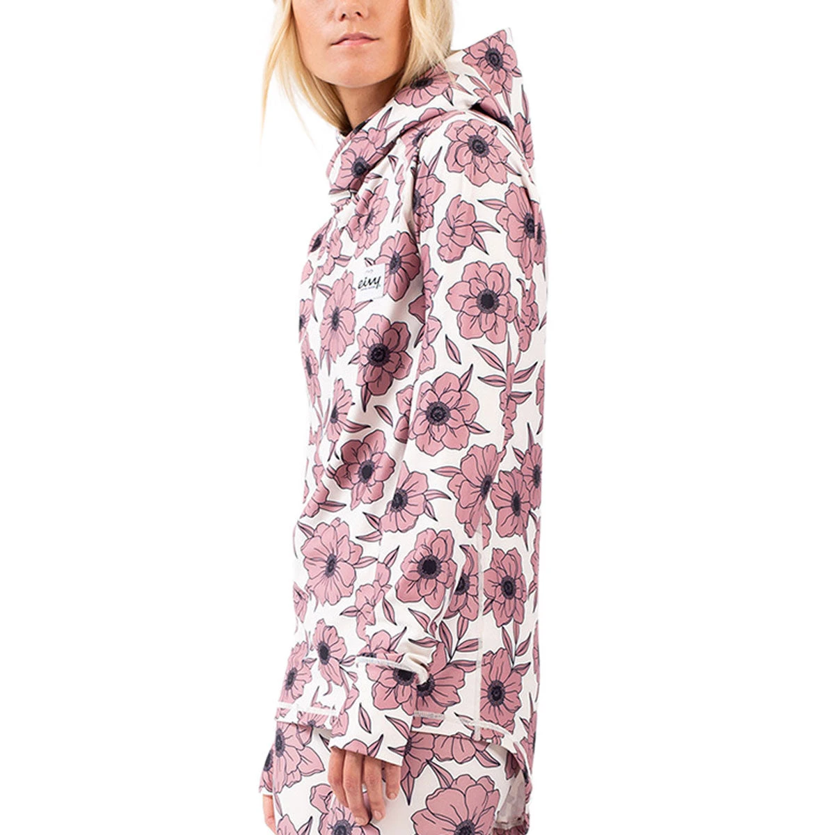 Eivy Icecold Hood Top Snowboard Base Layer - Wall Flowers - Image 3