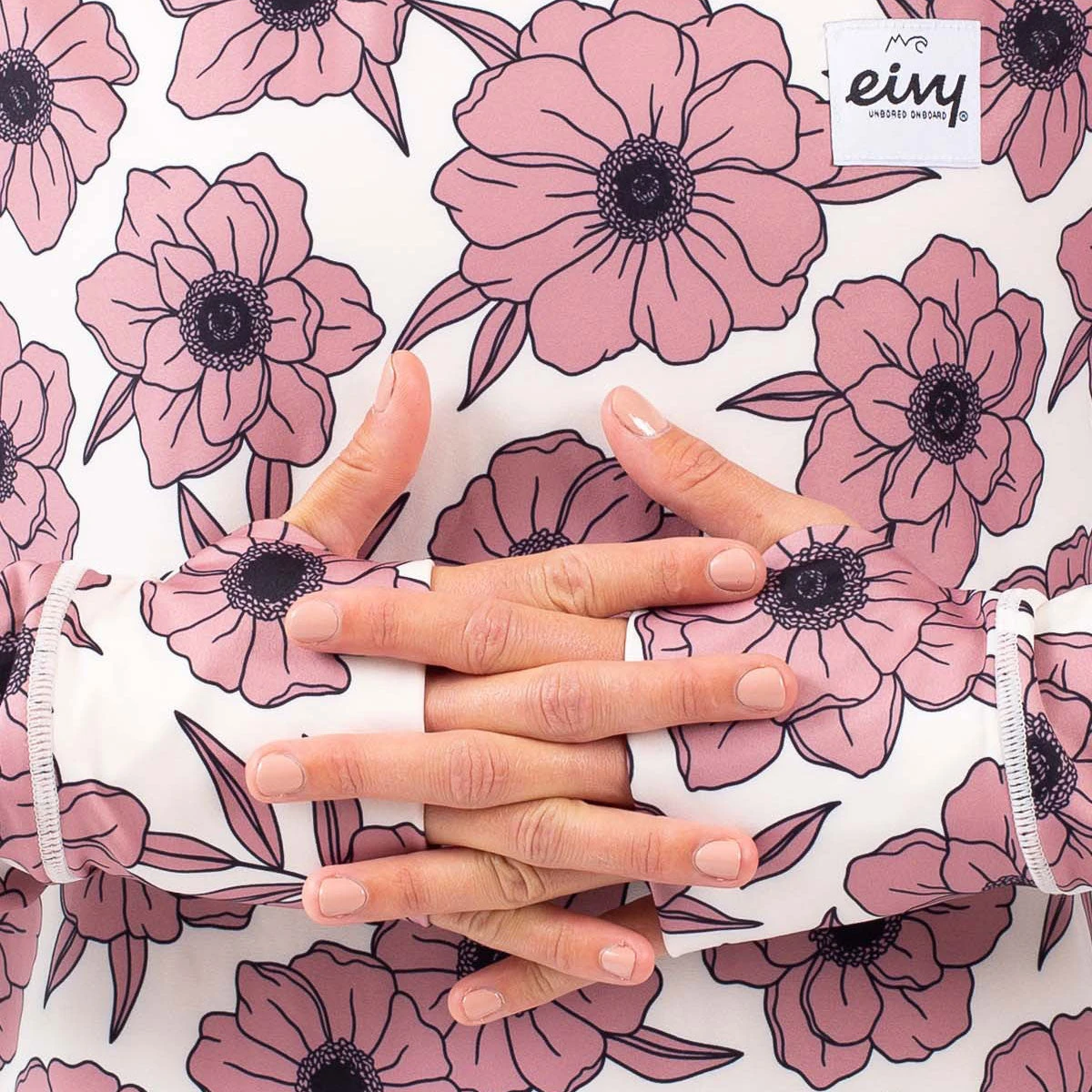 Eivy Icecold Hood Top Snowboard Base Layer - Wall Flowers - Image 4