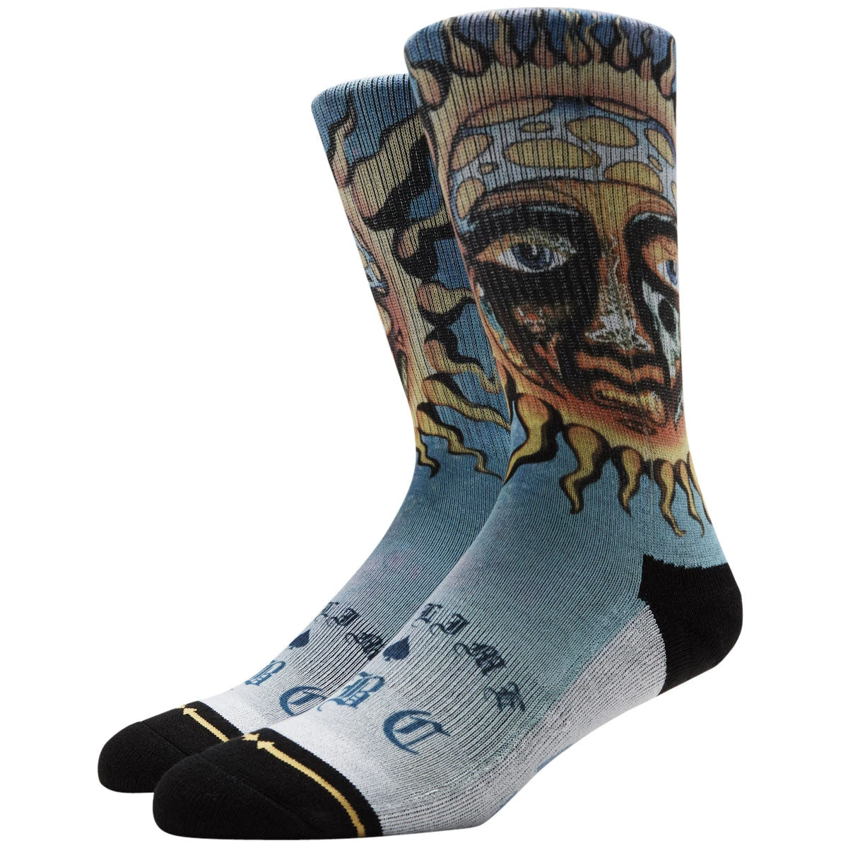 Merge4 Sublime Sun Socks - Blue