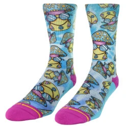 Merge4 Chump Magic's Hippie Shroom Socks