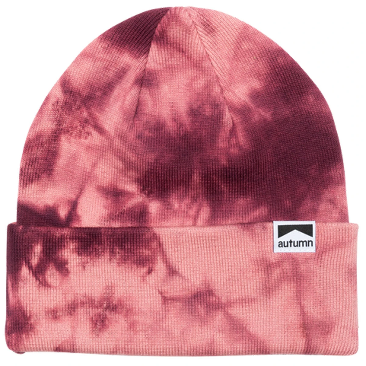 Autumn Tie Dye Beanie - Mauve