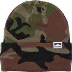 Autumn Camo Beanie - Army