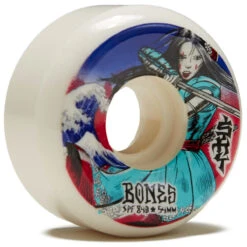 Bones Sky Brown Warrior 84B P5 Sidecut Skateboard Wheels - 54mm