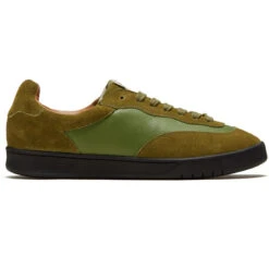 Last Resort AB CM001 Suede Leather Low Shoes - Cedar Green/Black